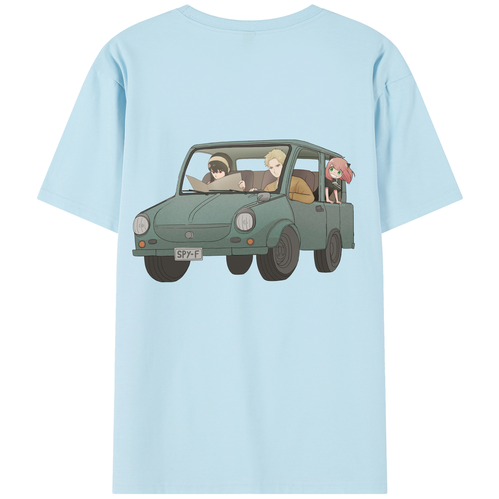 （画像用） SPY×FAMILY间谍家家酒 綿100％半袖Tシャツ（背面プリント）